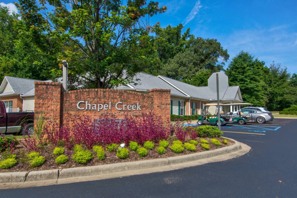 Apartments in Fultondale AL | Chapel Creek Apartments | Front Sign